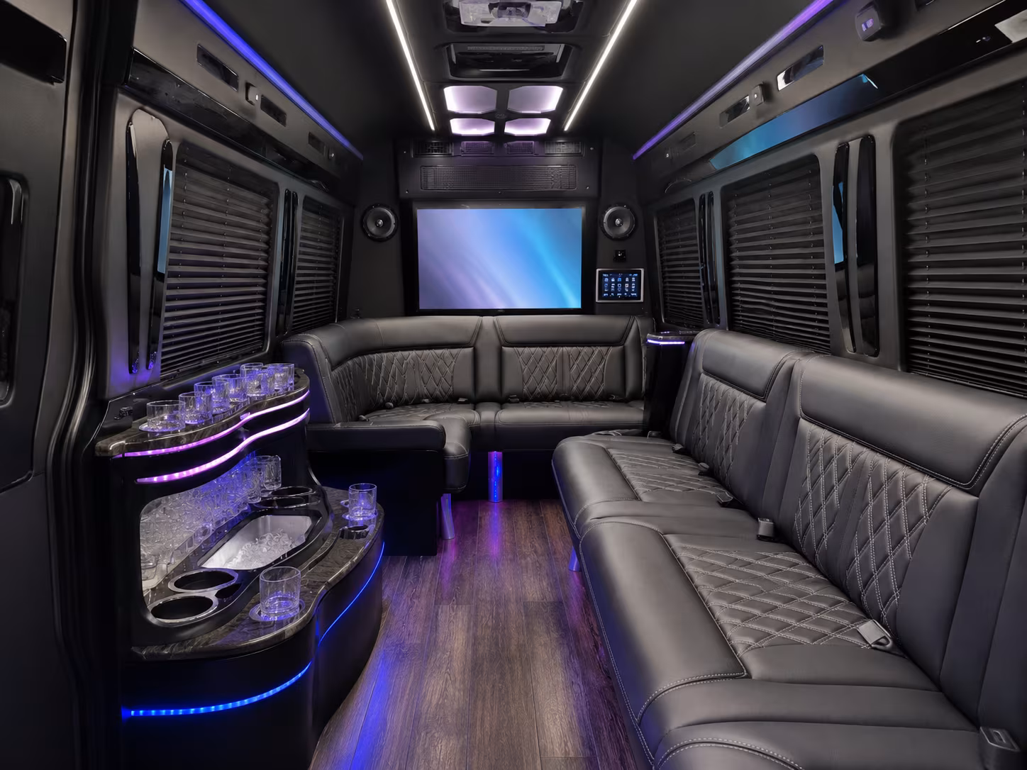 bus rental options for pearland trips